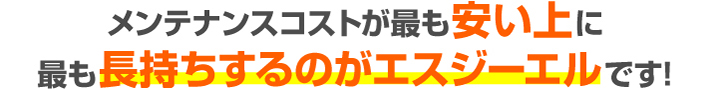 安く長持ちするのがエスジーエル