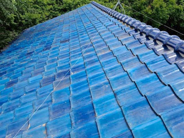 栃木市　瓦屋根葺き直し工事　施工後の写真
