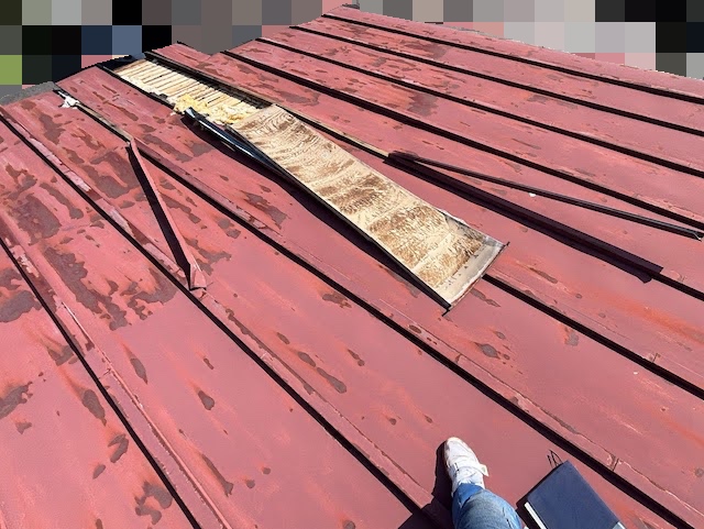 小山市　瓦棒屋根を部分葺き替え　施工後の写真
