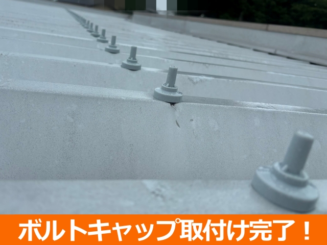 ボルトキャップ取付け完了！