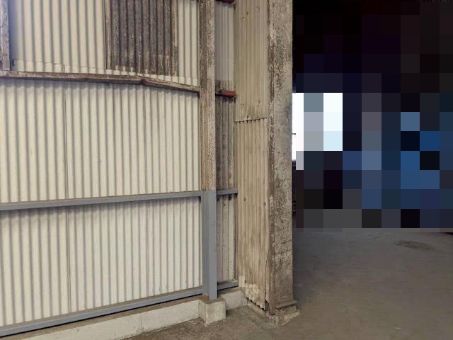 結城市　外壁入隅コーナーへのオリジナル板金施工　施工後の写真