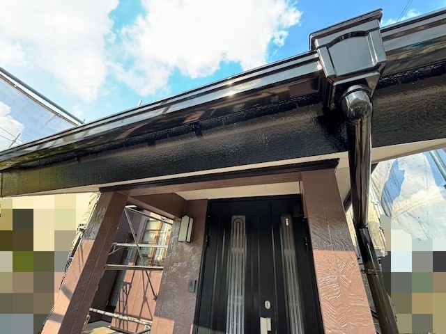 真岡市　外壁塗装と付帯部塗装　施工後の写真