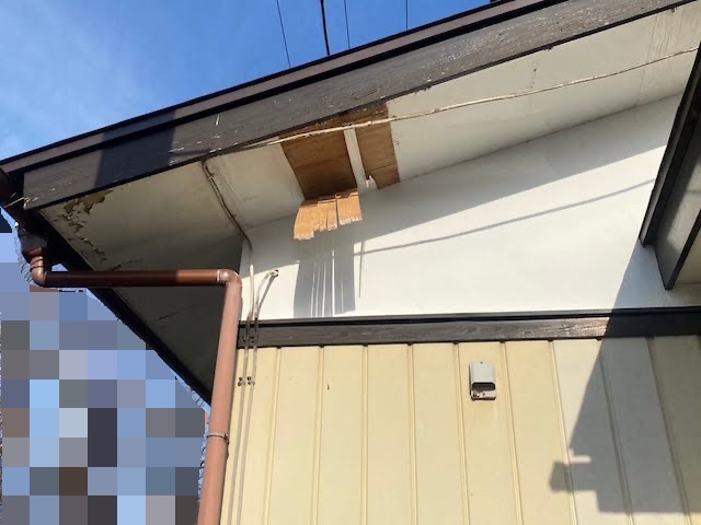 下野市　中古住宅の外壁塗装　塗装前の写真