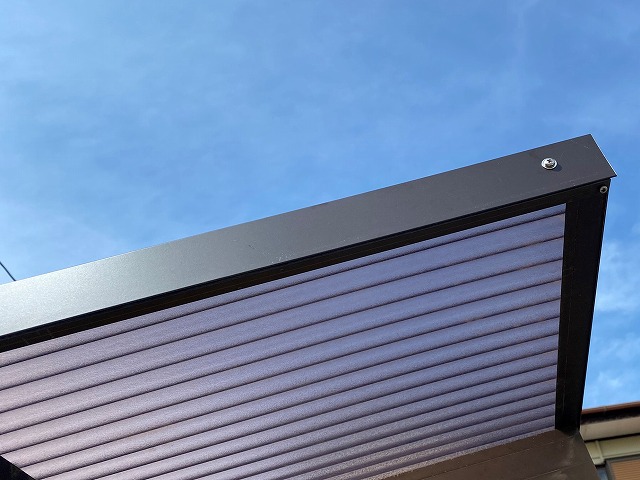 波板張り替え後の完成状態