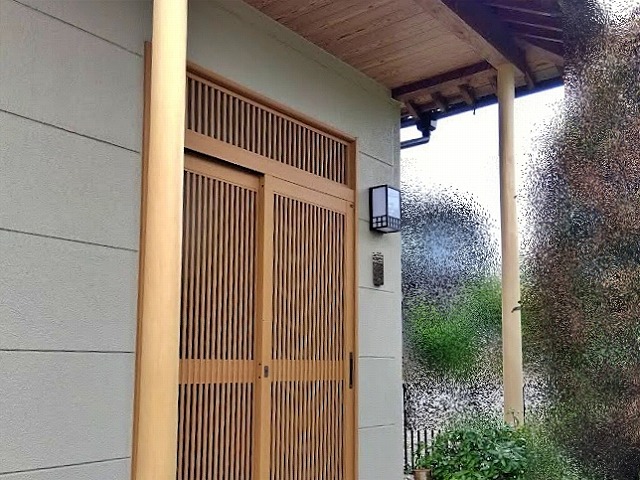 小山市　玄関のポーチ柱の交換工事後にいただいたH様の声