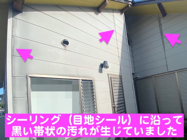 野木町　お住まいのリフォーム調査　調査した外壁の写真