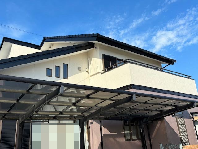 真岡市　外壁塗装と付帯部塗装　施工後の写真