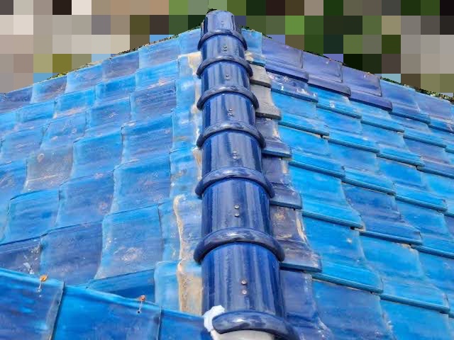 栃木市　瓦屋根葺き直し工事　施工後の写真