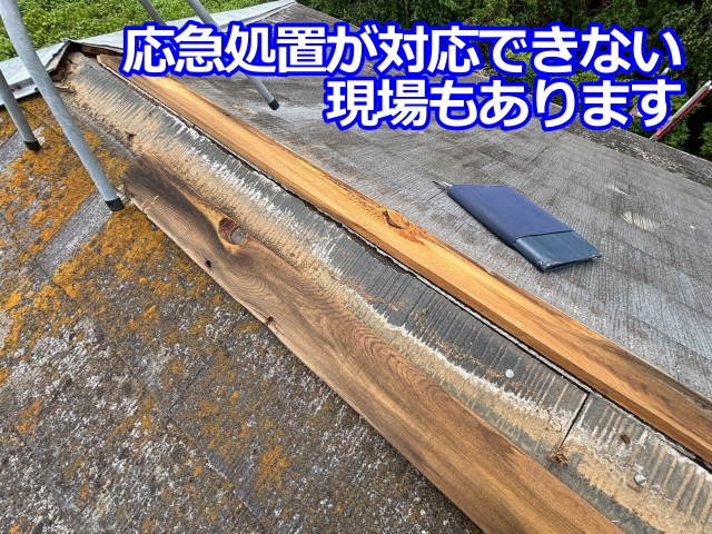 応急処置が対応できない現場もあります