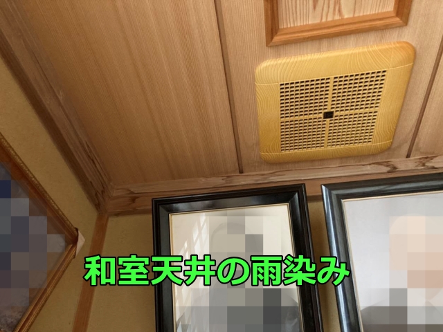 下野市の室内雨漏り調査