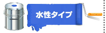 塗料の水性タイプの解説図